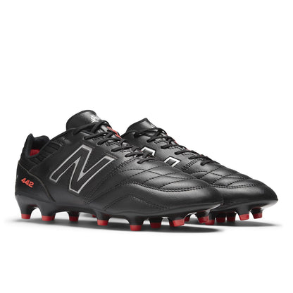 New Balance 442 PRO FG V2 NON KL Black with White and True Red