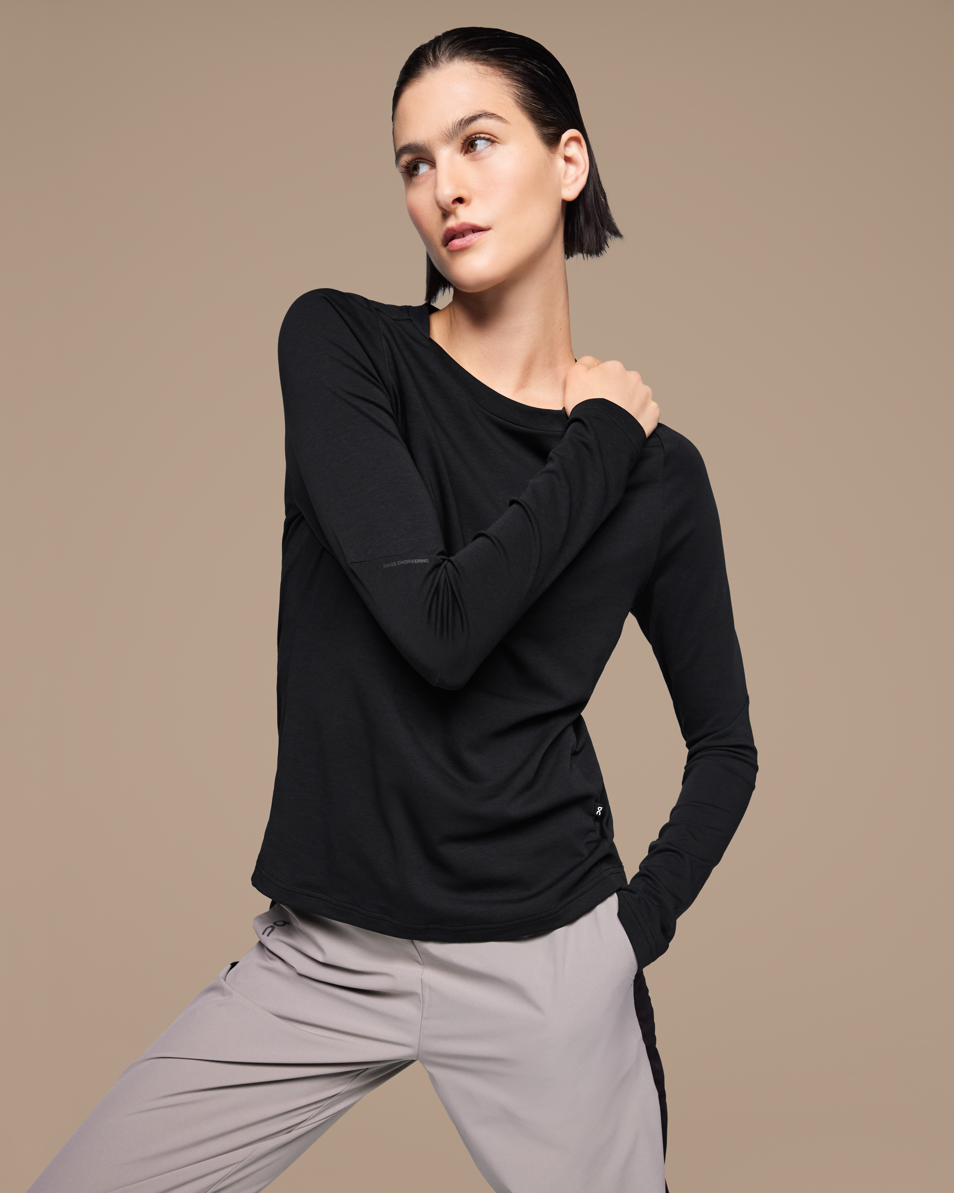 on focus long-t Black (Women's)