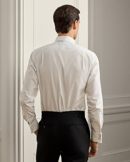 Ralph Lauren Poplin French Cuff Tuxedo Shirt