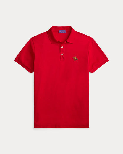 Ralph Lauren Custom Slim Fit Piqué Polo Shirt