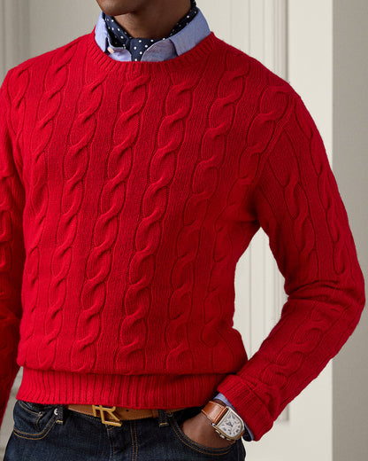 Ralph Lauren CableKnit Cashmere Sweater