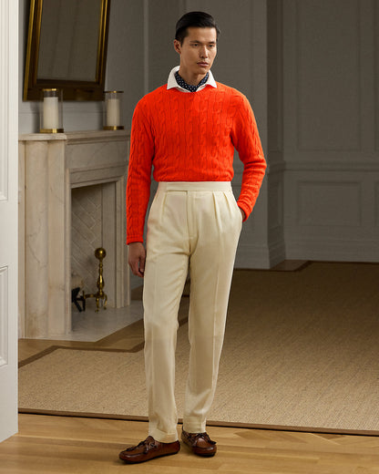 Ralph Lauren CableKnit Cashmere Sweater