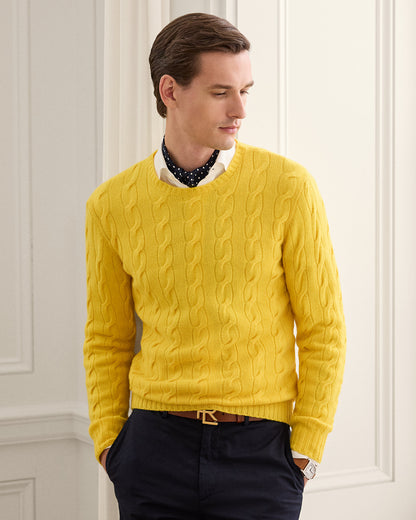 Ralph Lauren CableKnit Cashmere Sweater