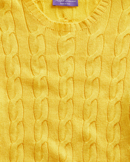 Ralph Lauren CableKnit Cashmere Sweater