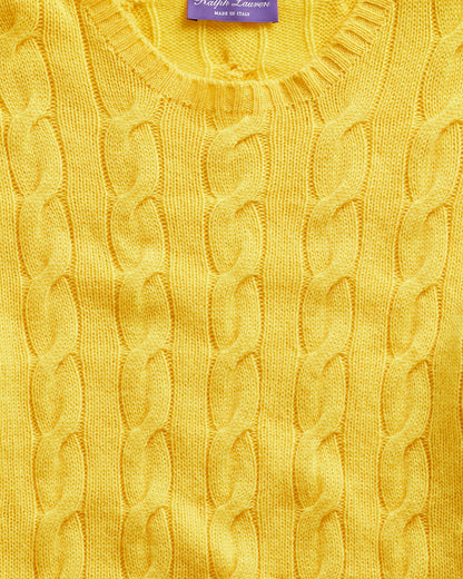 Ralph Lauren CableKnit Cashmere Sweater
