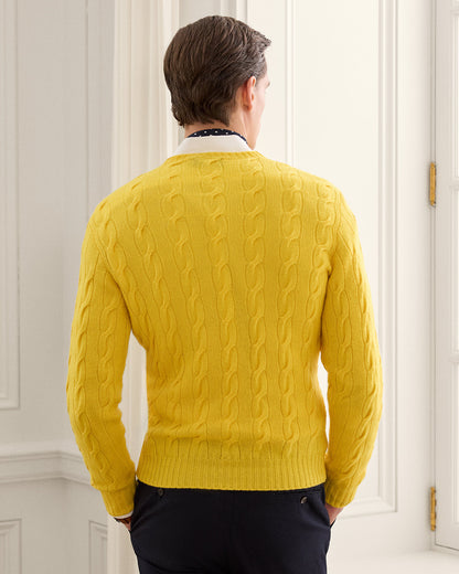 Ralph Lauren CableKnit Cashmere Sweater
