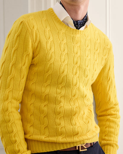 Ralph Lauren CableKnit Cashmere Sweater
