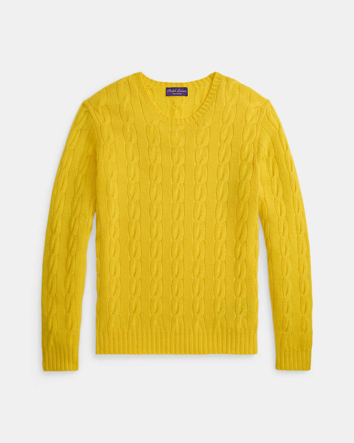 Ralph Lauren CableKnit Cashmere Sweater