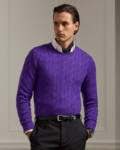 Ralph Lauren CableKnit Cashmere Sweater