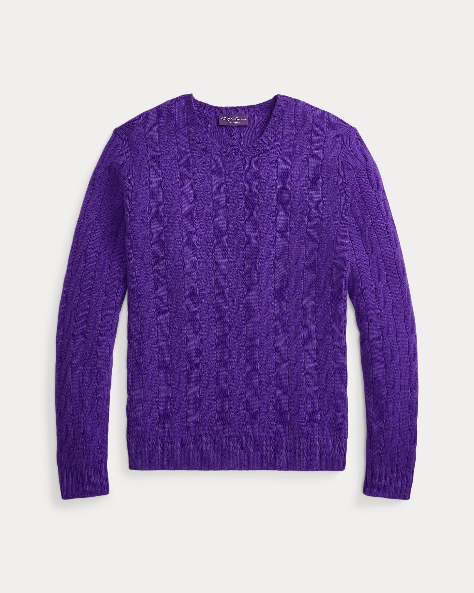 Ralph Lauren CableKnit Cashmere Sweater