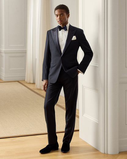 Ralph Lauren PiquéBib French Cuff Tuxedo Shirt