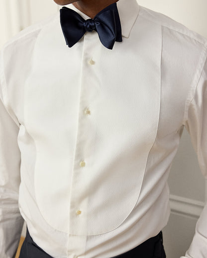 Ralph Lauren PiquéBib French Cuff Tuxedo Shirt