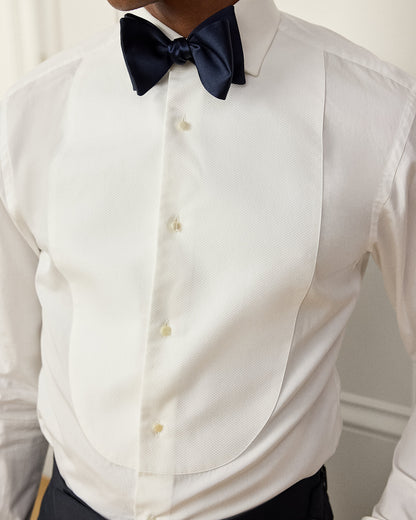 Ralph Lauren PiquéBib French Cuff Tuxedo Shirt