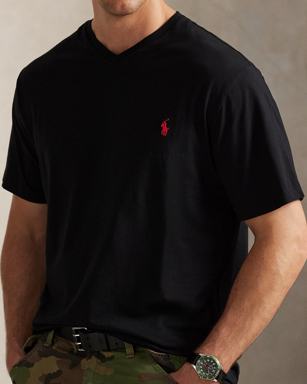 Ralph Lauren Jersey VNeck TShirt
