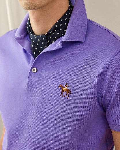 Ralph Lauren Custom Slim Fit Piqué Polo Shirt