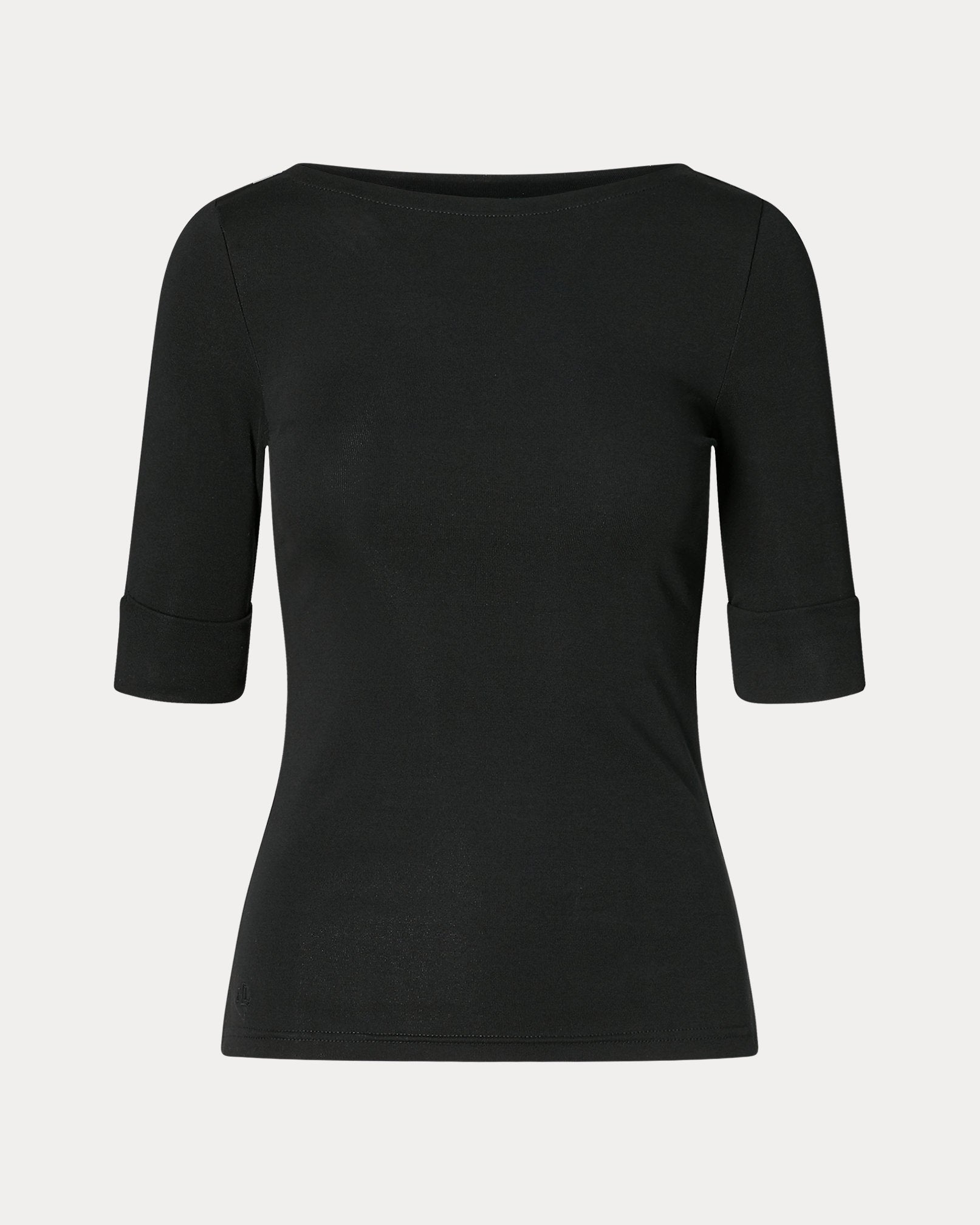 Ralph Lauren Stretch Cotton Boatneck Tee