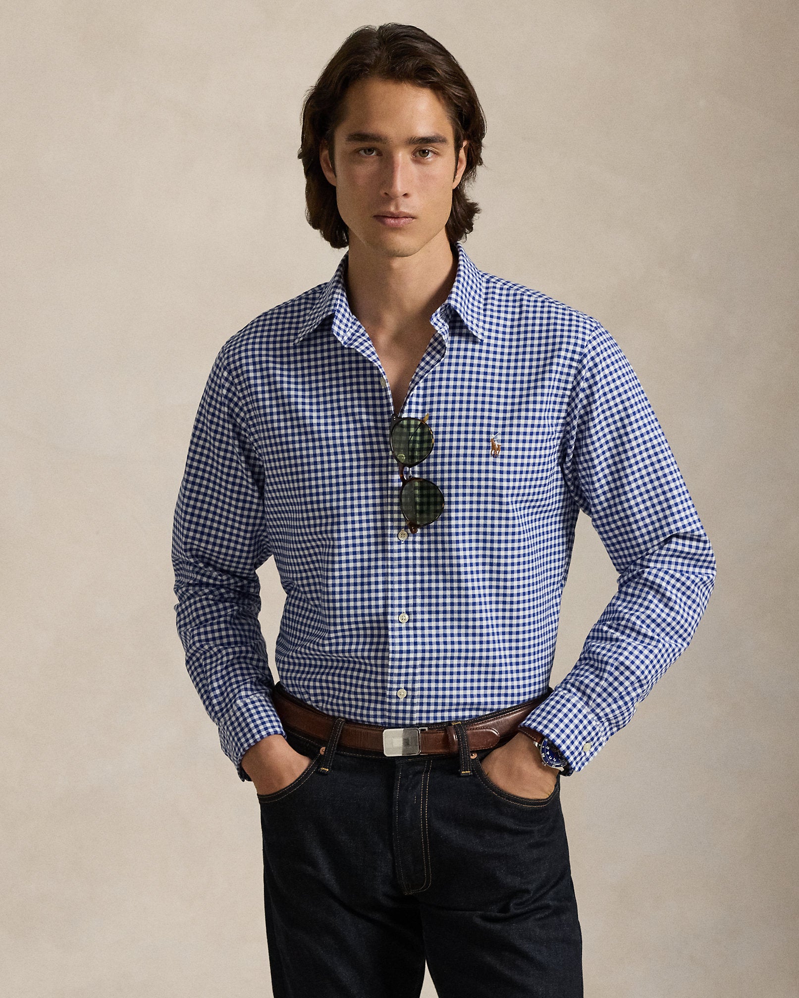 Ralph Lauren Classic Fit Gingham Oxford Shirt