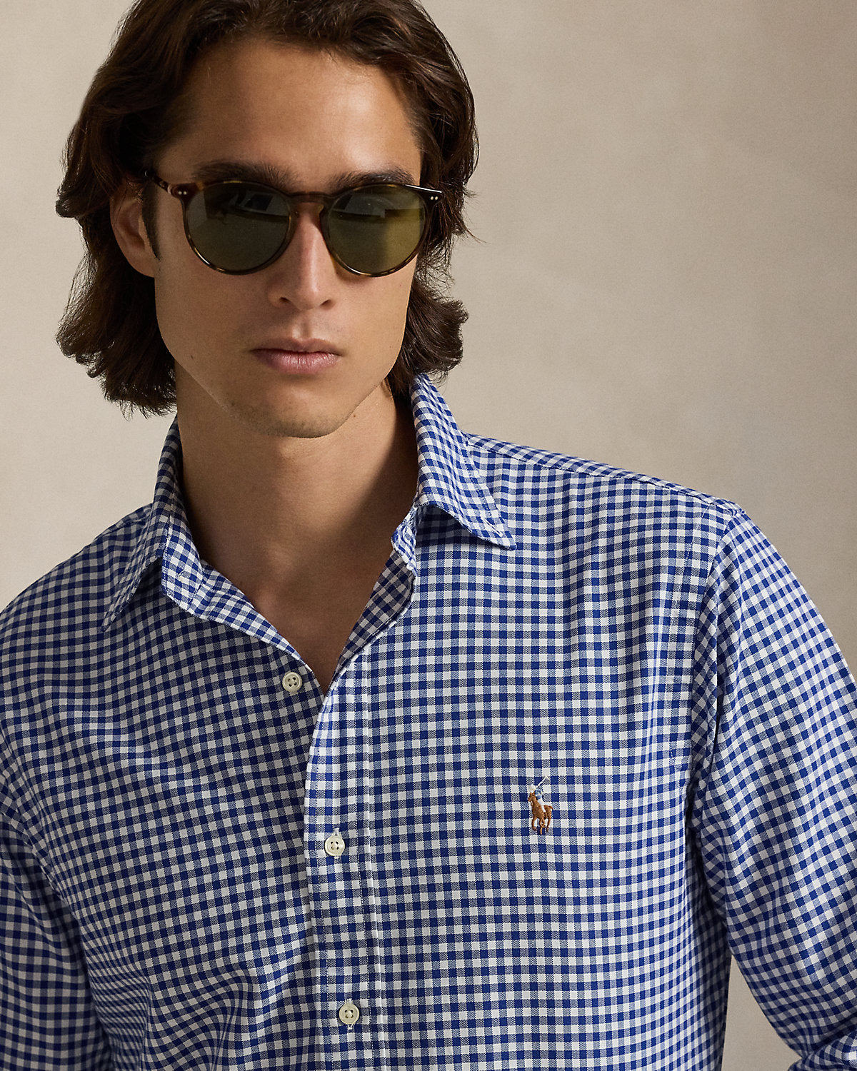 Ralph Lauren Classic Fit Gingham Oxford Shirt