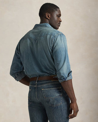 Ralph Lauren Indigo Twill Western Shirt