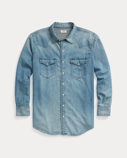 Ralph Lauren Indigo Twill Western Shirt