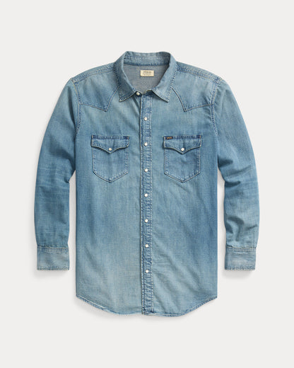 Ralph Lauren Indigo Twill Western Shirt