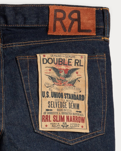 Ralph Lauren Slim Narrow OnceWashed Selvedge Jean