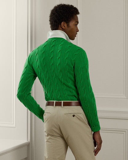 Ralph Lauren CableKnit Cashmere Sweater