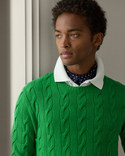 Ralph Lauren CableKnit Cashmere Sweater