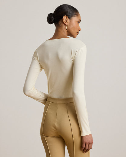 Ralph Lauren Stretch Cotton LongSleeve Tee