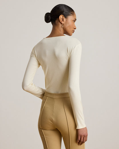 Ralph Lauren Stretch Cotton LongSleeve Tee