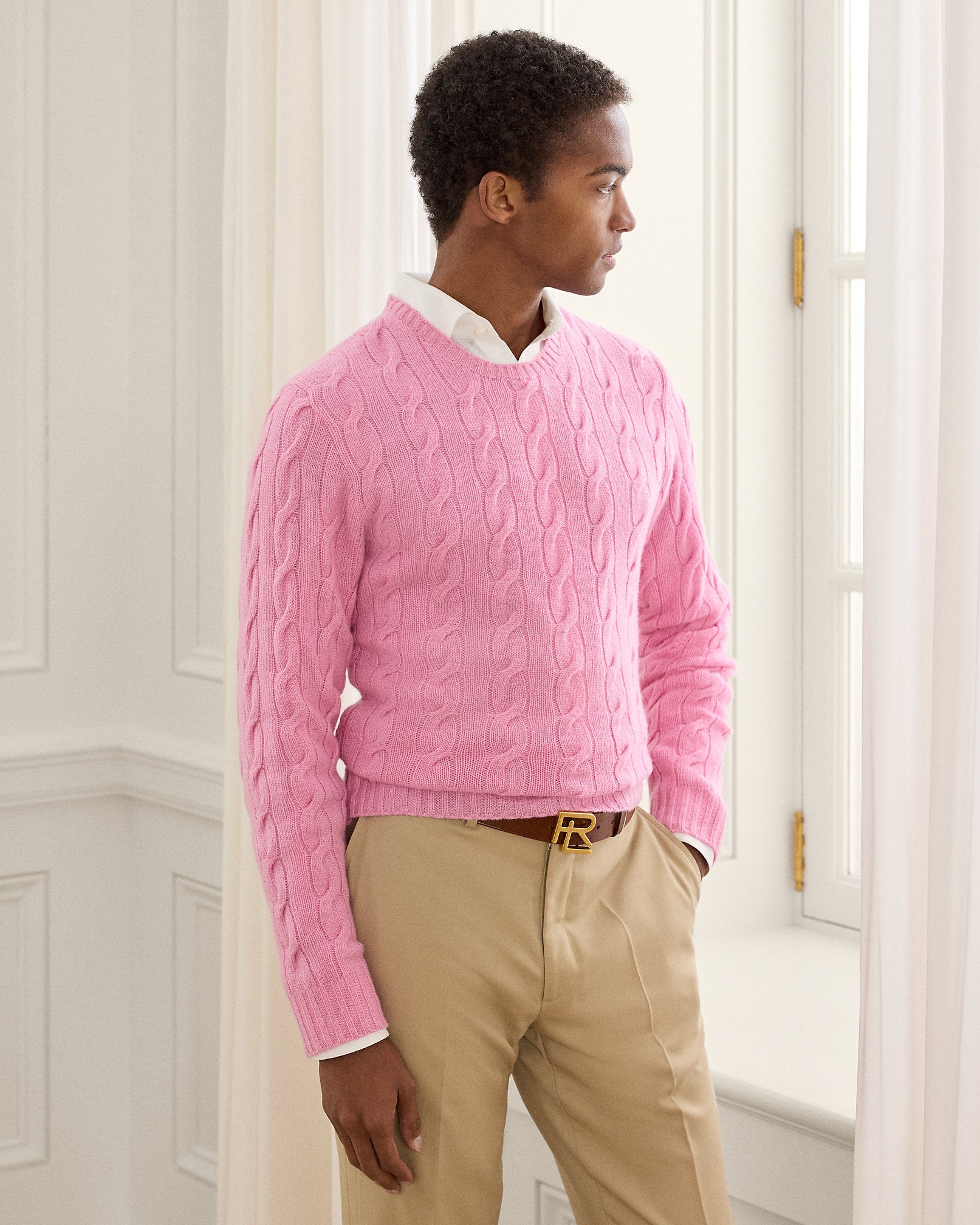 Ralph Lauren CableKnit Cashmere Sweater
