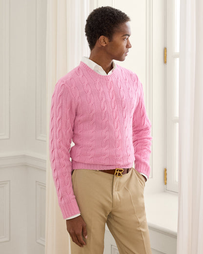 Ralph Lauren CableKnit Cashmere Sweater