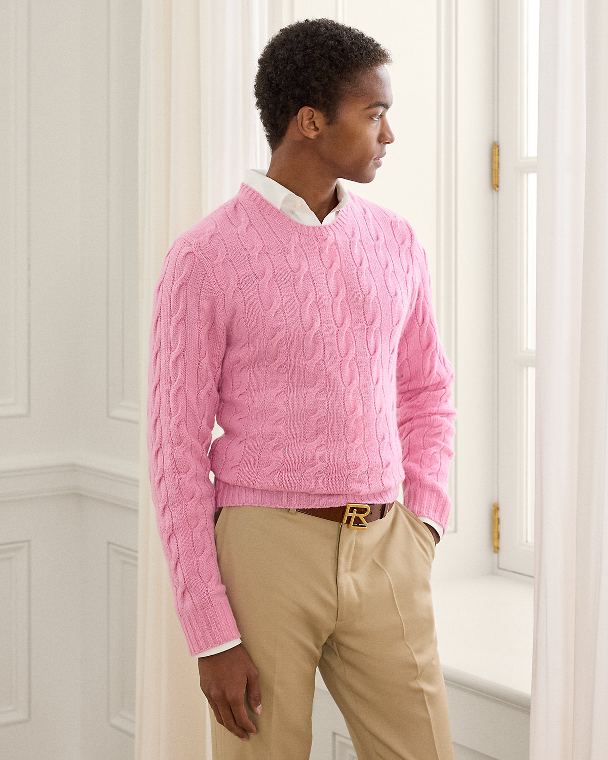 Ralph Lauren CableKnit Cashmere Sweater