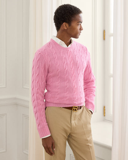 Ralph Lauren CableKnit Cashmere Sweater