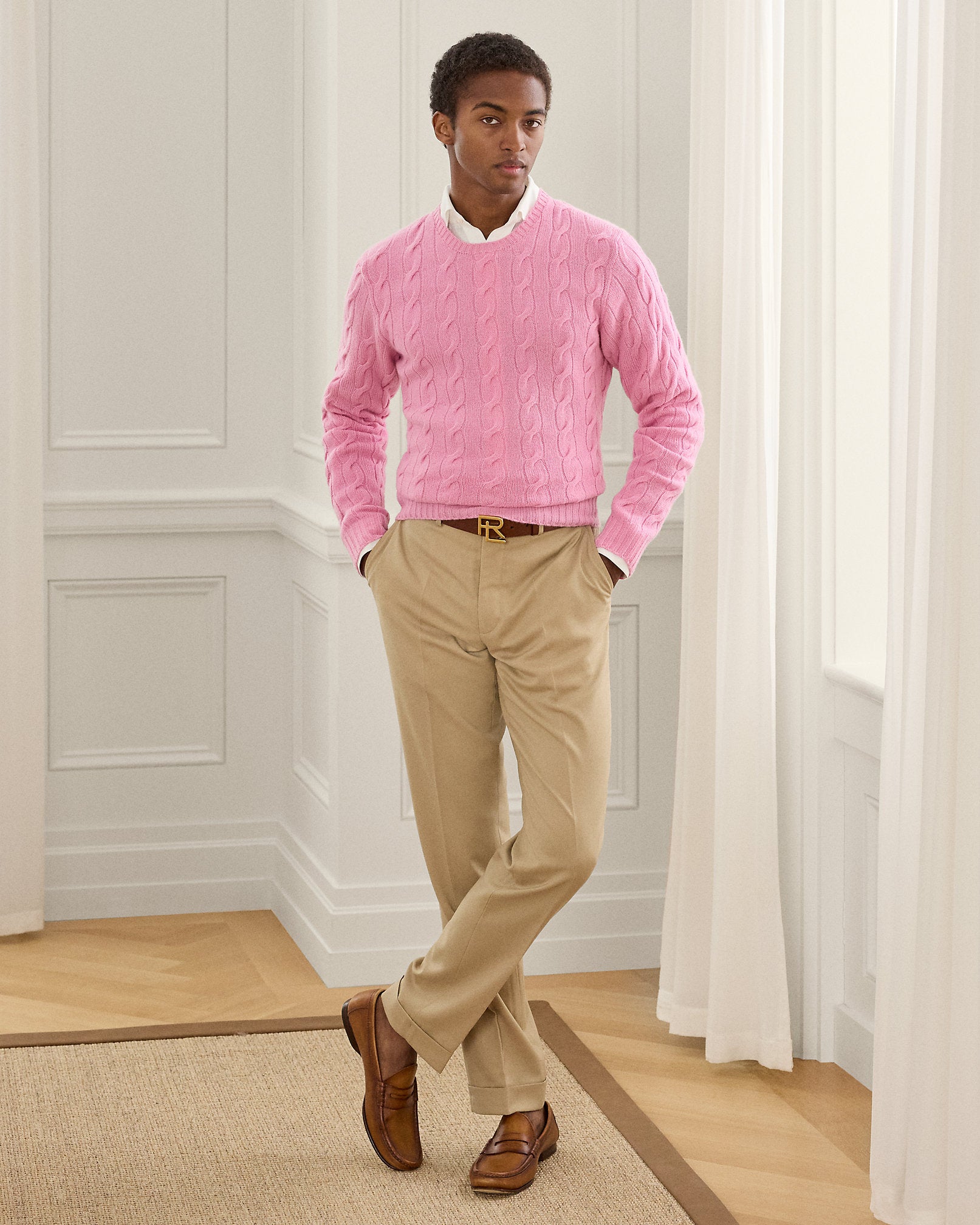 Ralph Lauren CableKnit Cashmere Sweater