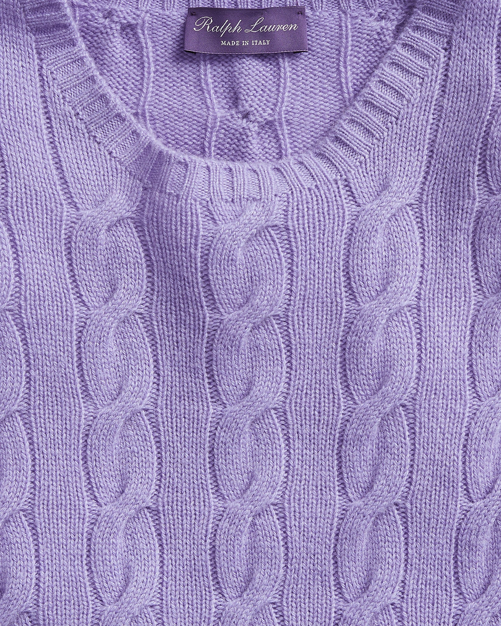 Ralph Lauren CableKnit Cashmere Sweater