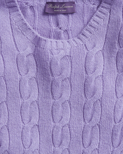 Ralph Lauren CableKnit Cashmere Sweater