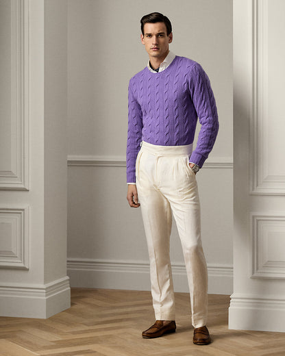 Ralph Lauren CableKnit Cashmere Sweater