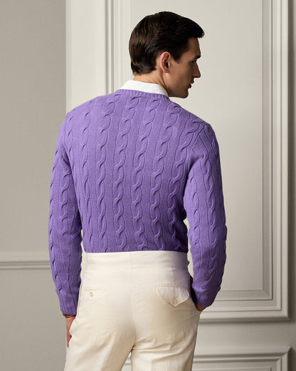Ralph Lauren CableKnit Cashmere Sweater