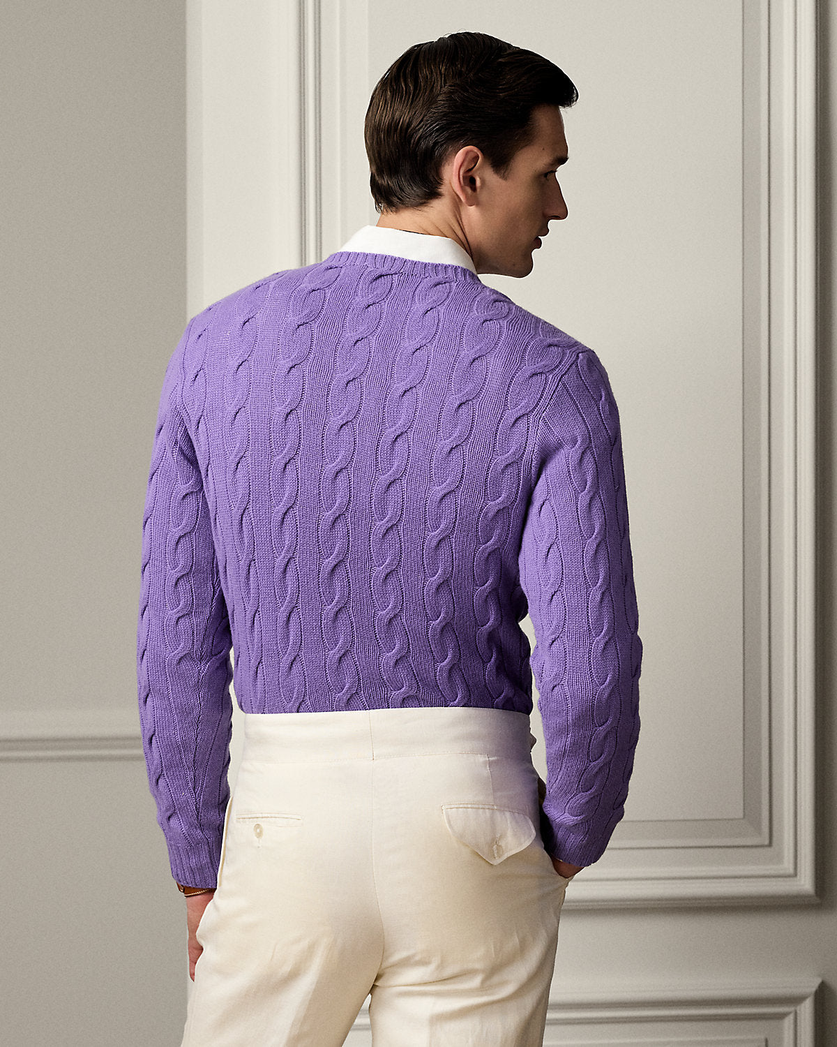 Ralph Lauren CableKnit Cashmere Sweater