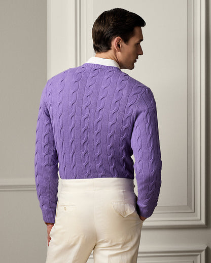 Ralph Lauren CableKnit Cashmere Sweater