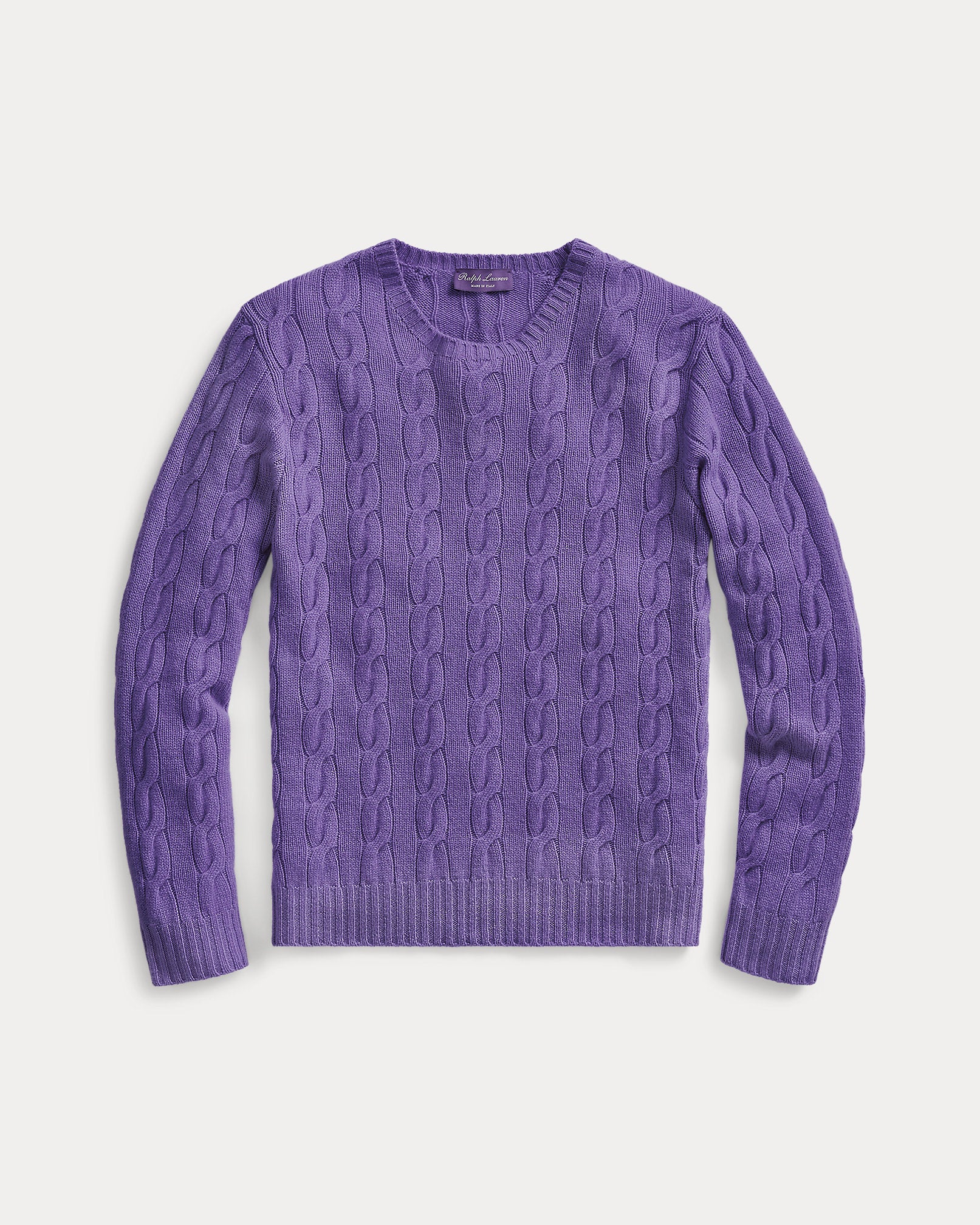 Ralph Lauren CableKnit Cashmere Sweater