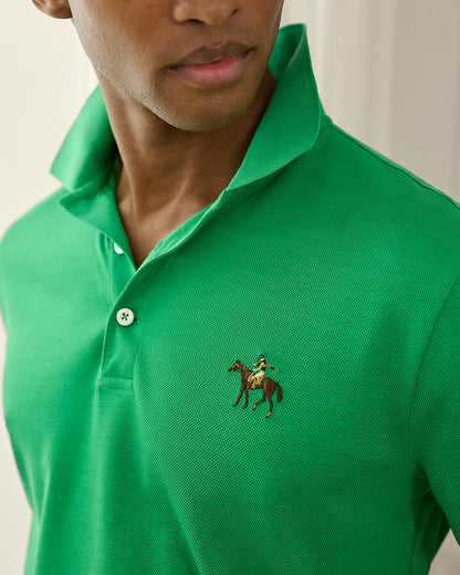Ralph Lauren Custom Slim Fit Piqué Polo Shirt