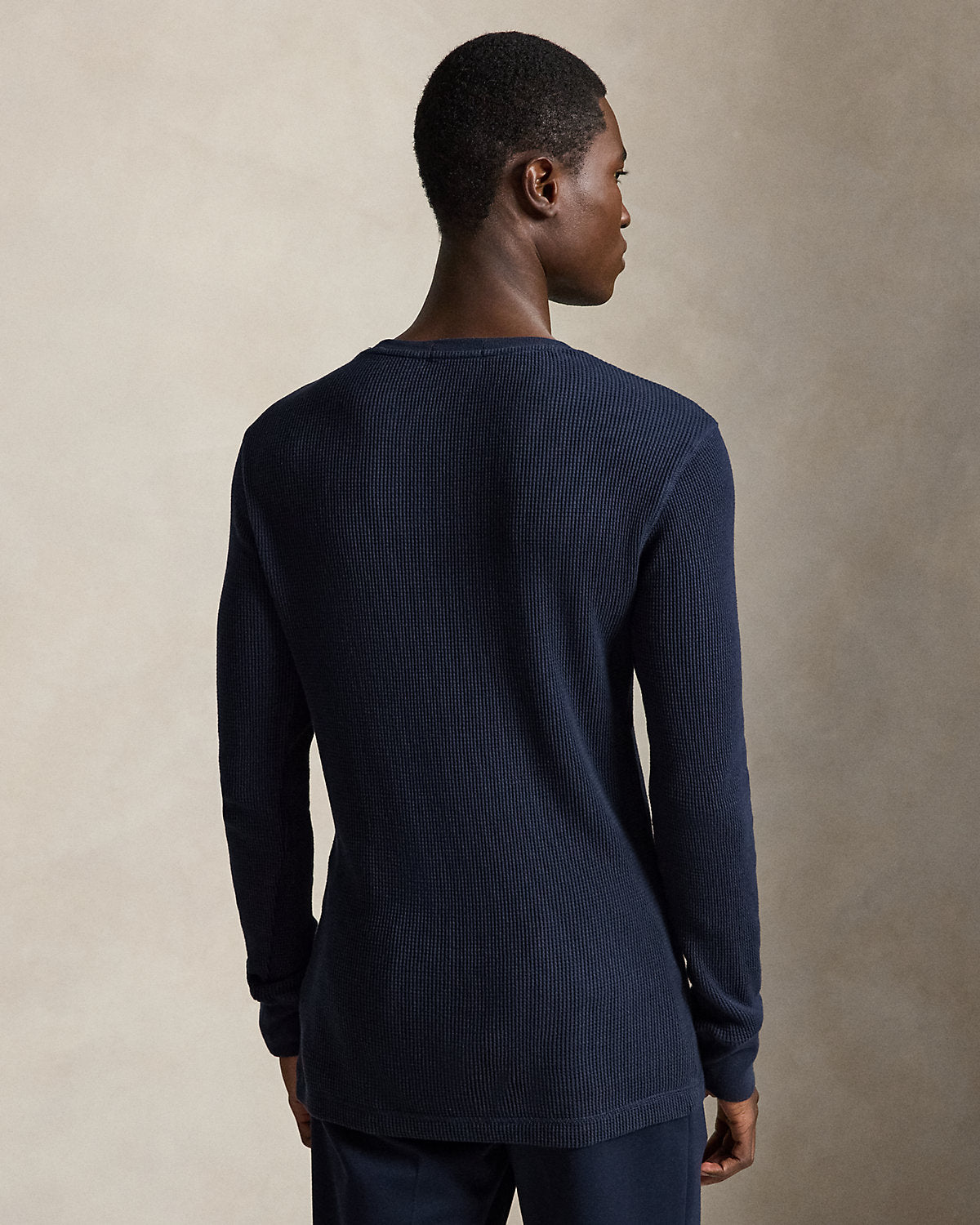 Ralph Lauren WaffleKnit Cotton Crewneck
