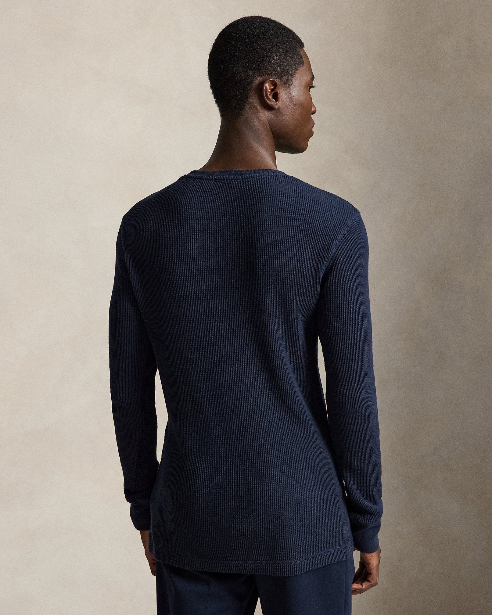 Ralph Lauren WaffleKnit Cotton Crewneck