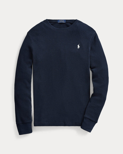 Ralph Lauren WaffleKnit Cotton Crewneck