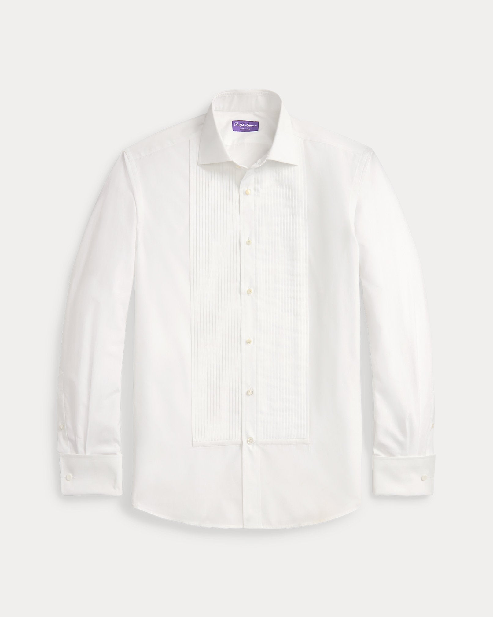 Ralph Lauren Poplin French Cuff Tuxedo Shirt