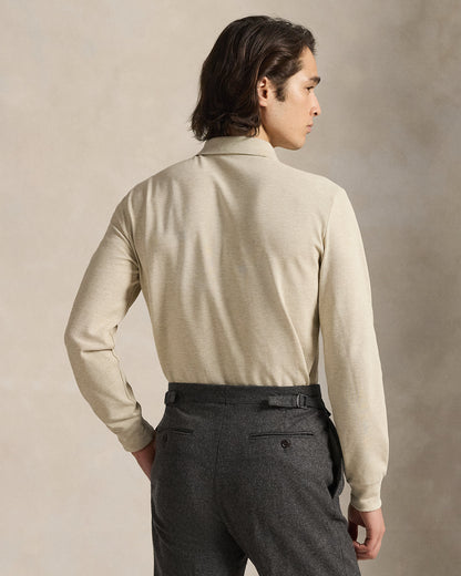 Ralph Lauren Mesh LongSleeve Polo Shirt All Fits