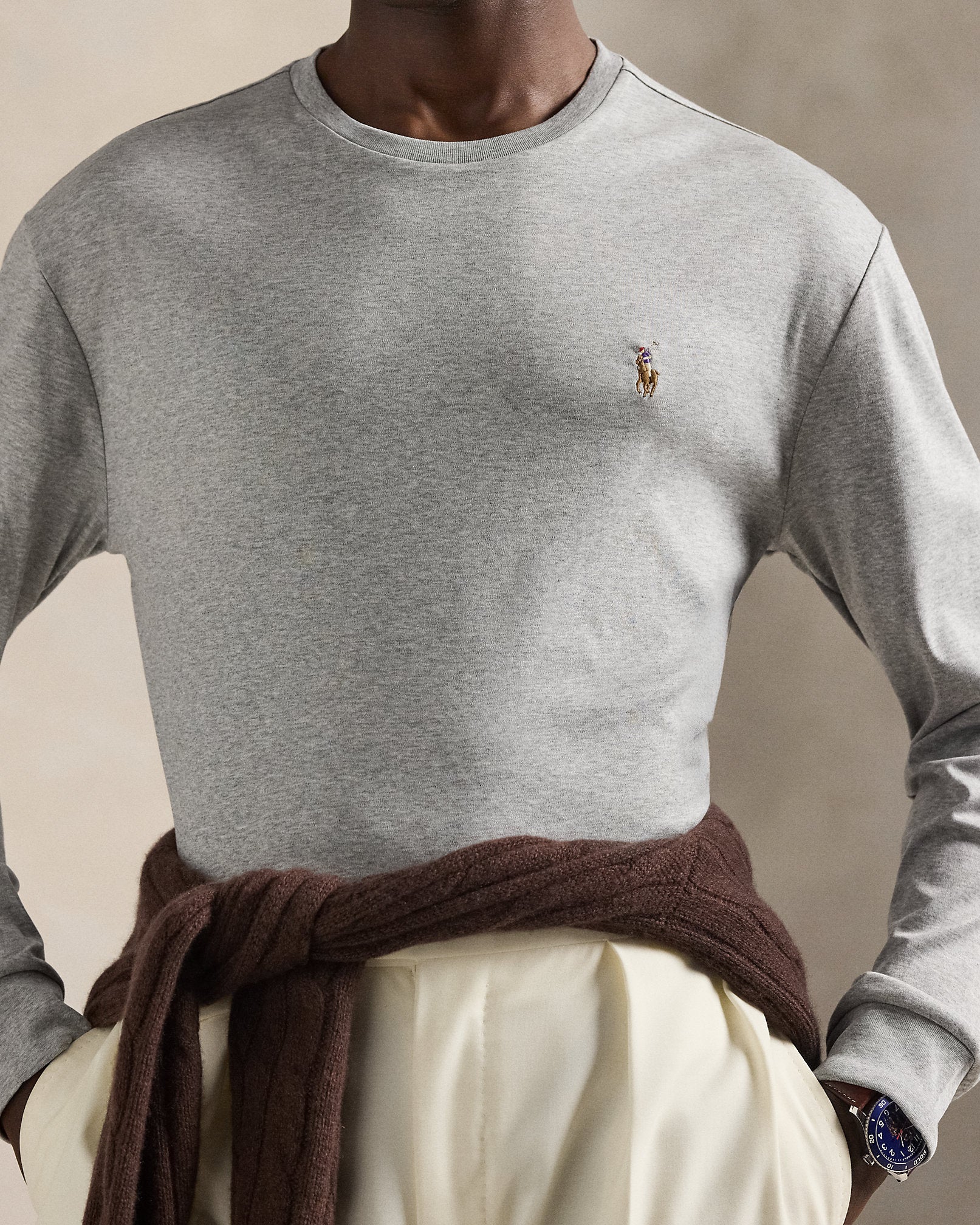 Ralph Lauren Classic Fit Soft Cotton Crewneck TShirt