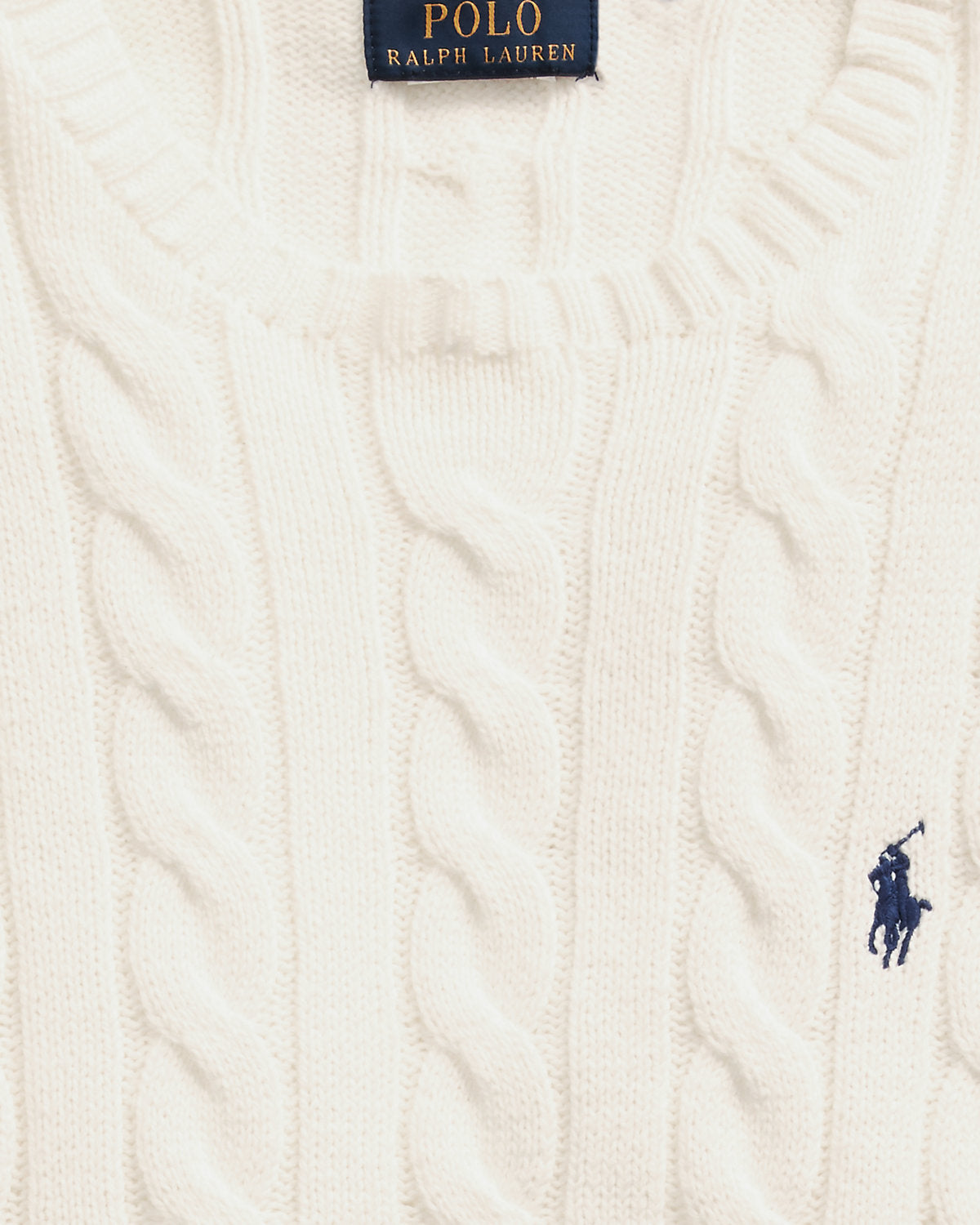 Ralph Lauren CableKnit Cotton Sweater